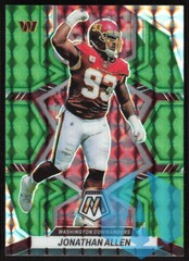 2022 Panini Green Mosaic Prizm Jonathan Allen #198
